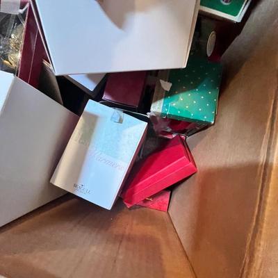 Lot 702 Christmas ornaments box