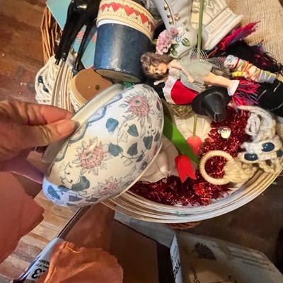 Lot 703 Basket of goodies