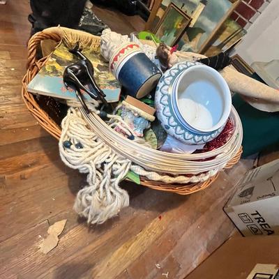 Lot 703 Basket of goodies