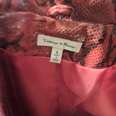 Sale Photo Thumbnail #237: this is for the jacket ONLY the body form is not included.  This is real leather snakeskin.