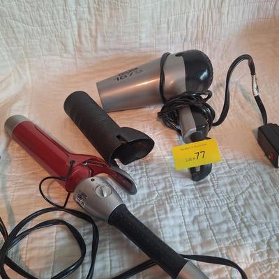 Sale Photo Thumbnail #211: curling iron and hair dryer