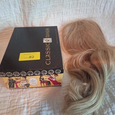 Sale Photo Thumbnail #240: age is unknown, likely from the 70s based on box appearance.  This is real human hair.