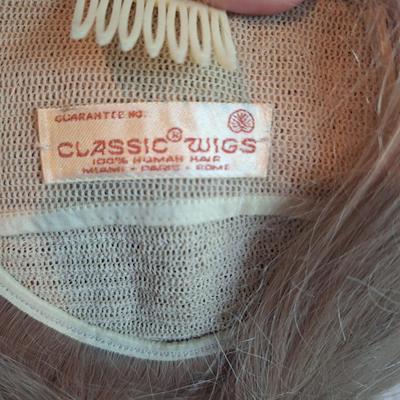 Sale Photo Thumbnail #243: age is unknown, likely from the 70s based on box appearance.  This is real human hair.