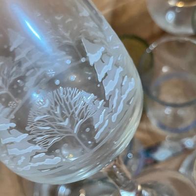 Lot 715 Box of stemware