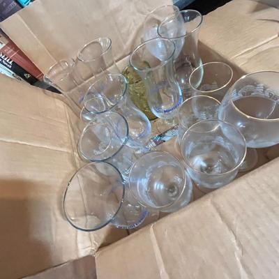 Lot 715 Box of stemware