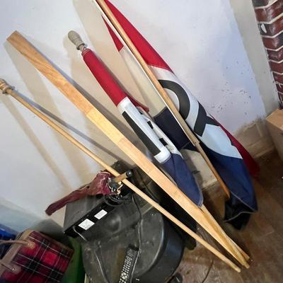 Lot 724 Flag poles
