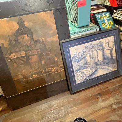 Lot 730 Big art pieces