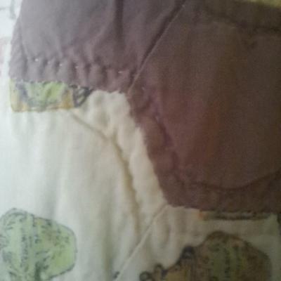 Vintage honeycomb quilt