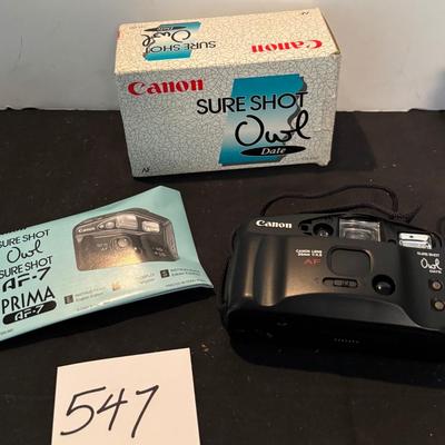 Cannon Sure Shot Owl