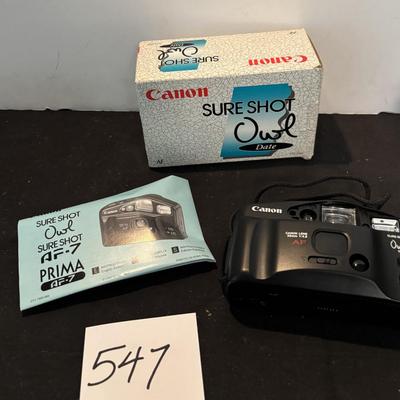 Cannon Sure Shot Owl