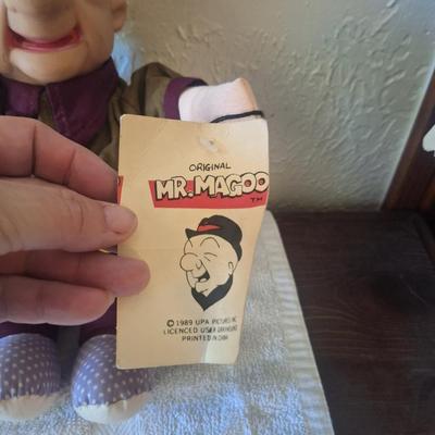 Mr Magoo plush doll