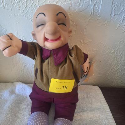 Mr Magoo plush doll