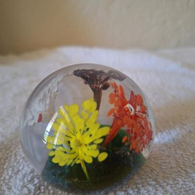 Glass paperweight