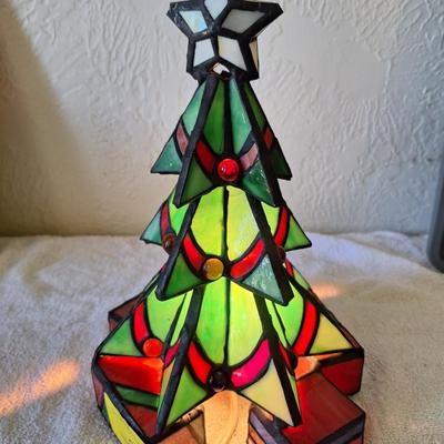 stained glass tree / light