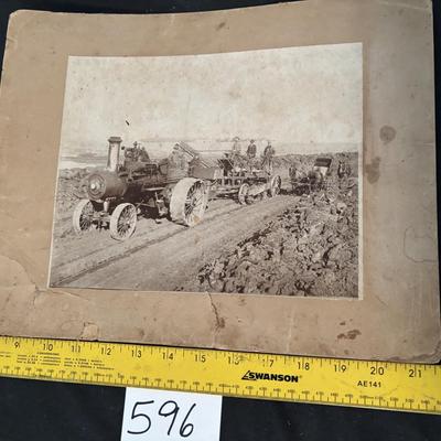 Vintage Large Farming Picture