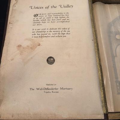 1932 Funeral and Hospital Records