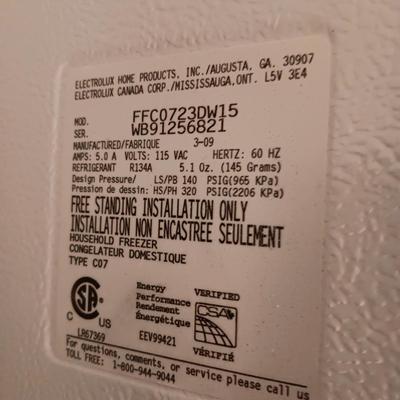 FRIGIDAIRE CHEST FREEZER