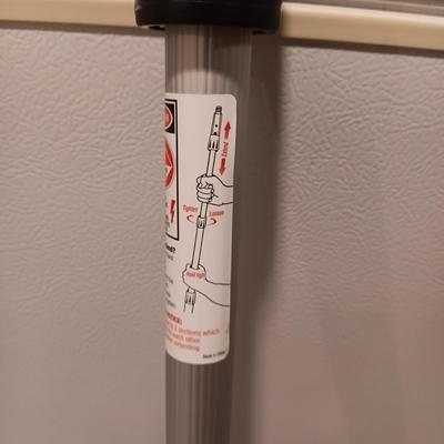 FLOOR AND WINDOW CLEANING TOOLS WITH EXTENSION POLE PLUS A QUICKIE JOBSITE BROOM
