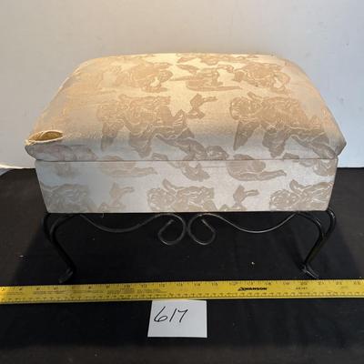 Vintage Footstool with Storage