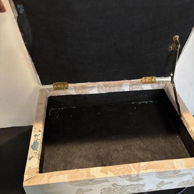 Vintage Footstool with Storage