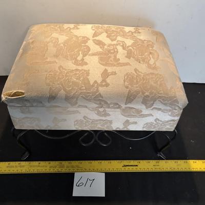 Vintage Footstool with Storage
