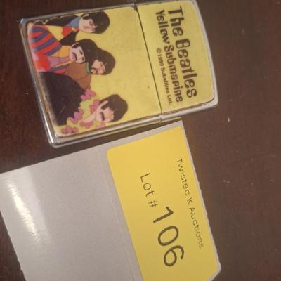 Sale Photo Thumbnail #285: The Beatles zippo lighter