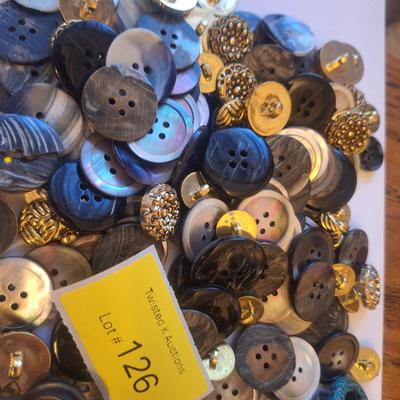 Sale Photo Thumbnail #355: buttons and misc items