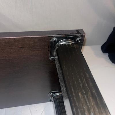 Pier One Folding Ladder Style Bookcase & Small Shelf. (D-MG)