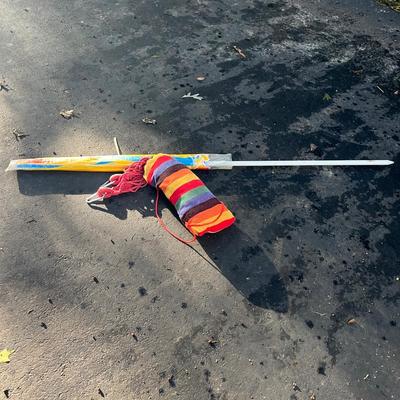 Rainbow Hammock & Beach Umbrella (D-MG)