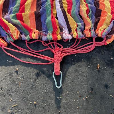 Rainbow Hammock & Beach Umbrella (D-MG)