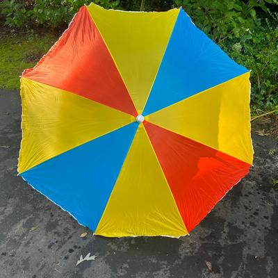 Rainbow Hammock & Beach Umbrella (D-MG)