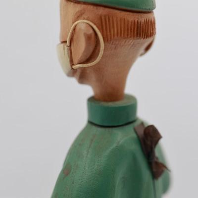 Vintage Romer Wooden Doctor Heart Surgeon Figurine