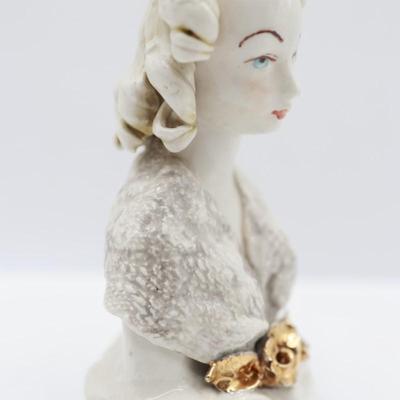 Vintage Cordey Porcelain Lady Bust Figurine