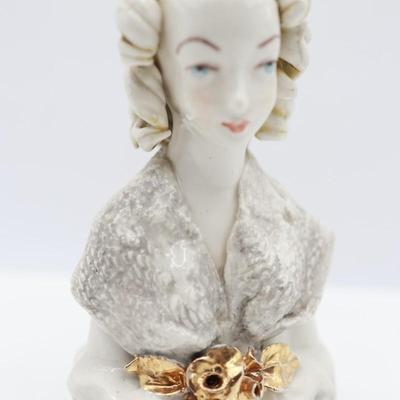 Vintage Cordey Porcelain Lady Bust Figurine