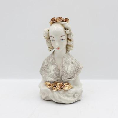 Vintage Cordey Porcelain Lady Bust Figurine