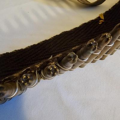 Bullet Bandolier Belt + WWI Flying Cap (PB-JS)
