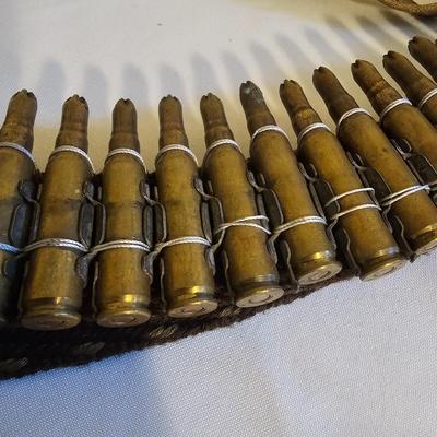 Bullet Bandolier Belt + WWI Flying Cap (PB-JS)