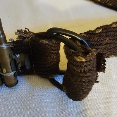Bullet Bandolier Belt + WWI Flying Cap (PB-JS)