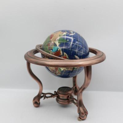 Globe on Tripod Stand & Compass