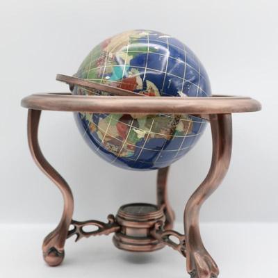 Globe on Tripod Stand & Compass
