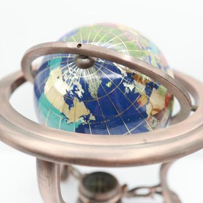 Globe on Tripod Stand & Compass