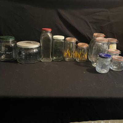Triomphe Wire Bale Al’s Canisters & More Glass Jars (D-MG)
