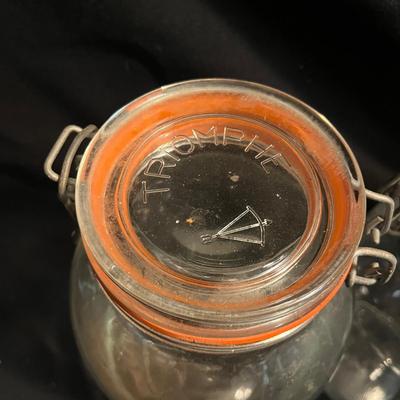 Triomphe Wire Bale Al’s Canisters & More Glass Jars (D-MG)