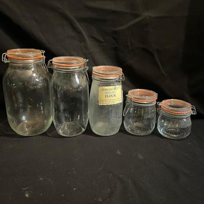 Triomphe Wire Bale Al’s Canisters & More Glass Jars (D-MG)