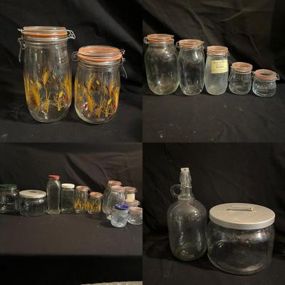 Triomphe Wire Bale Al’s Canisters & More Glass Jars (D-MG)