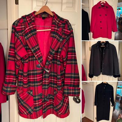 Vintage Eddie Bauer Toggle/Wool Coat & More Size M (FEC-RG)