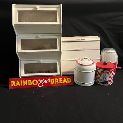 Wooden Vegtable Bin, Kitchen Dispenser & More (P-MG)