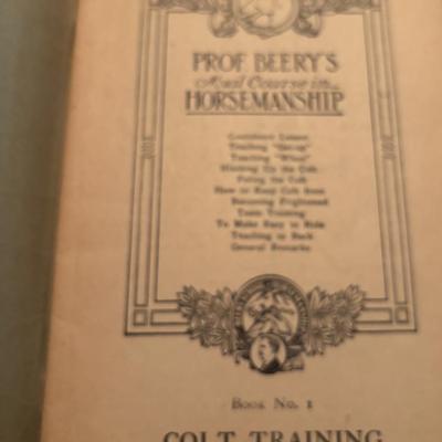 Vintage Horse Training Books