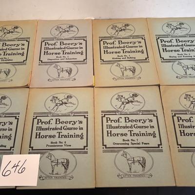 Vintage Horse Training Books