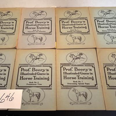 Vintage Horse Training Books